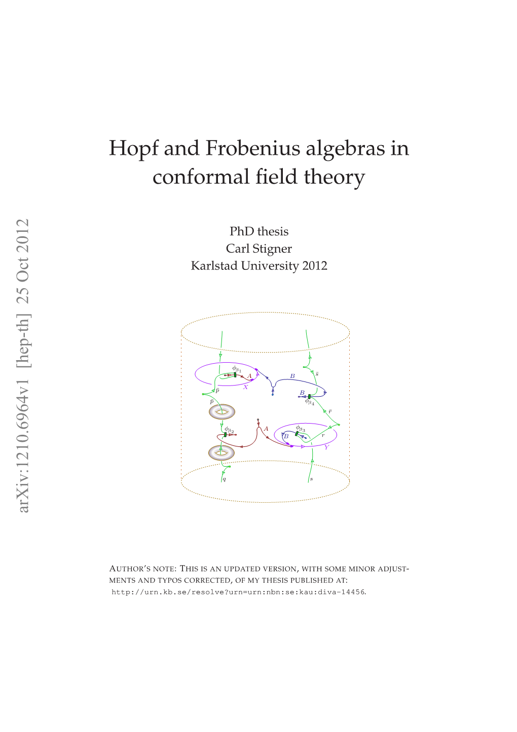 Hopf and Frobenius Algebras in Conformal Field Theory