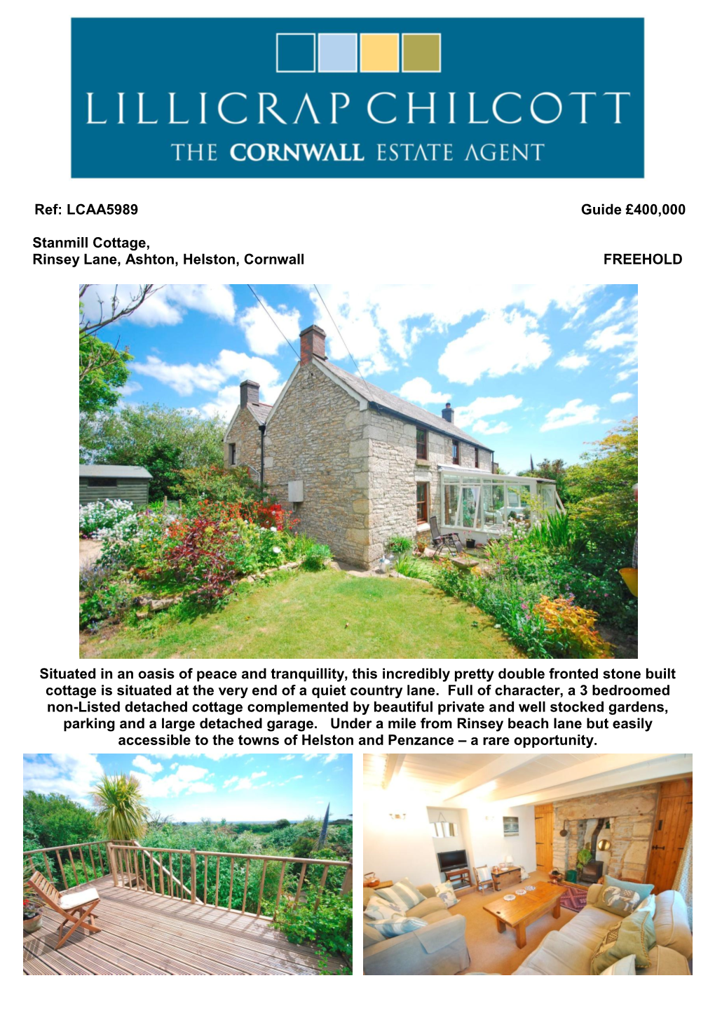 Ref: LCAA5989 Guide £400,000
