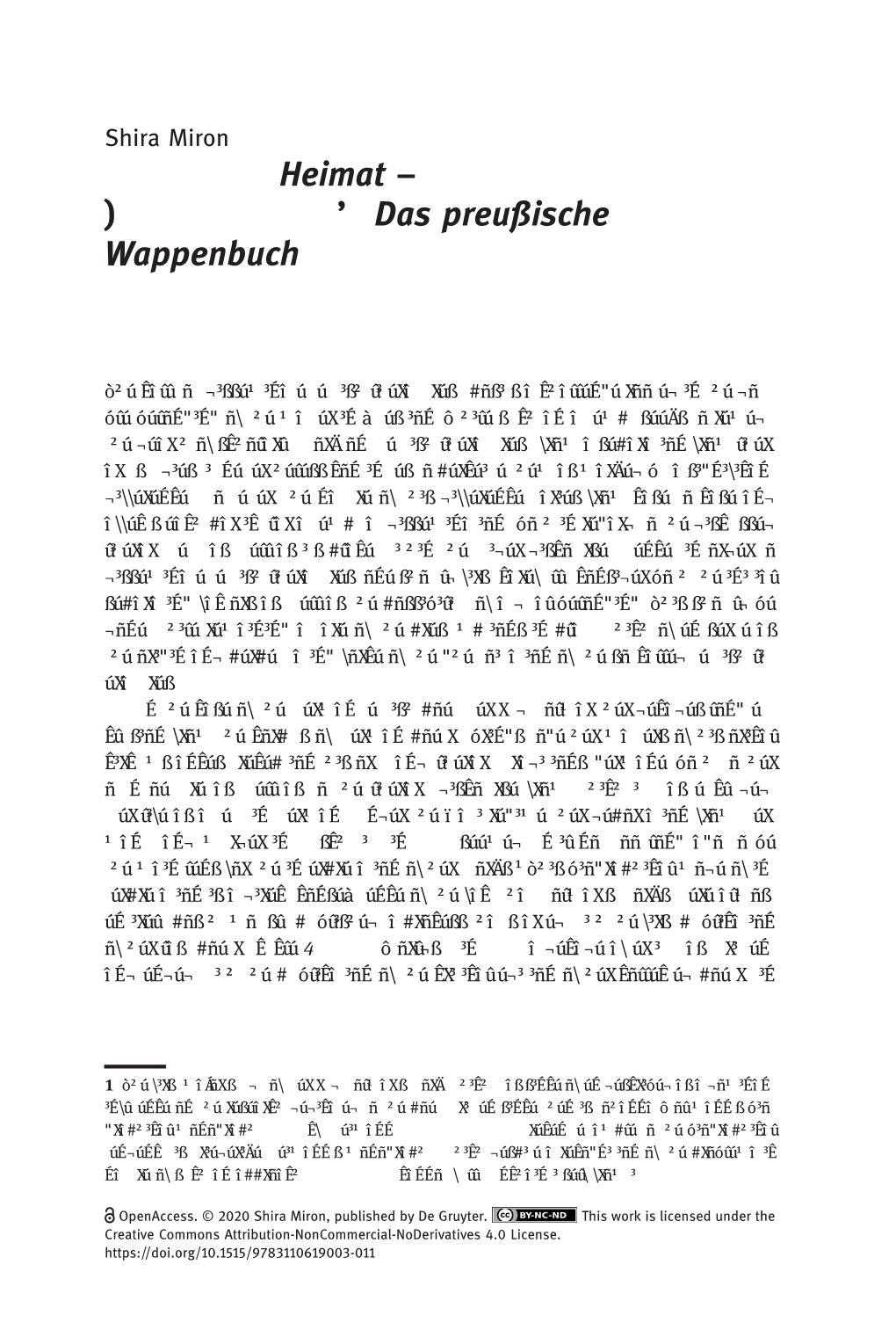 Recontextualizing Gertrud Kolmar's Das Preußische Wappenbuch