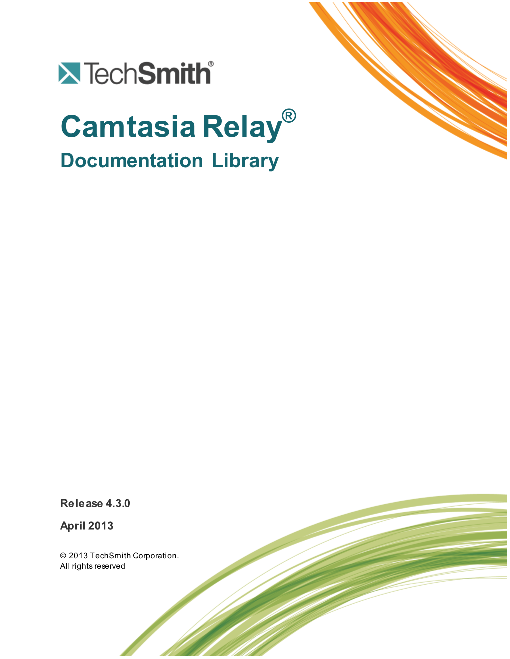 Camtasia Relay Documentation Library