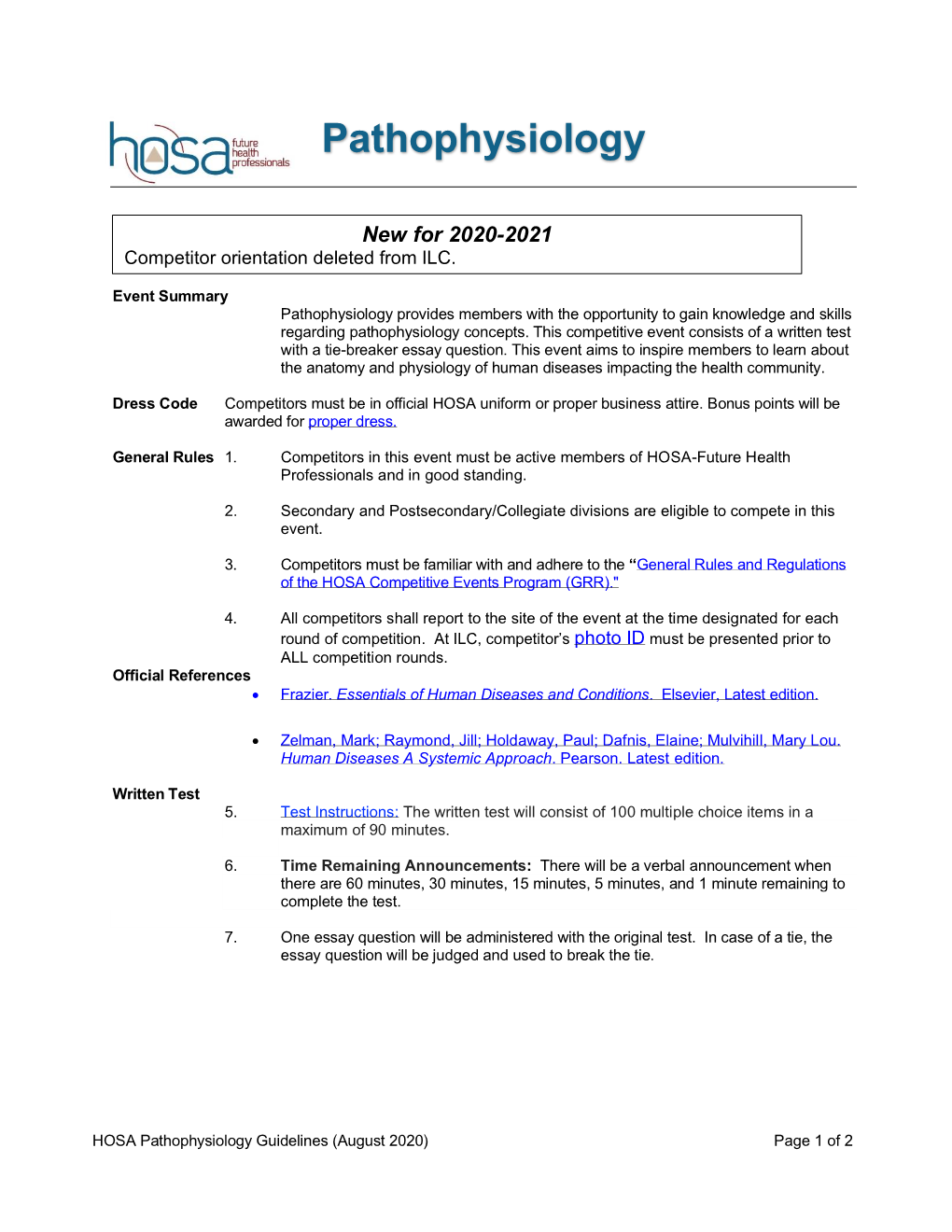 Pathophysiology