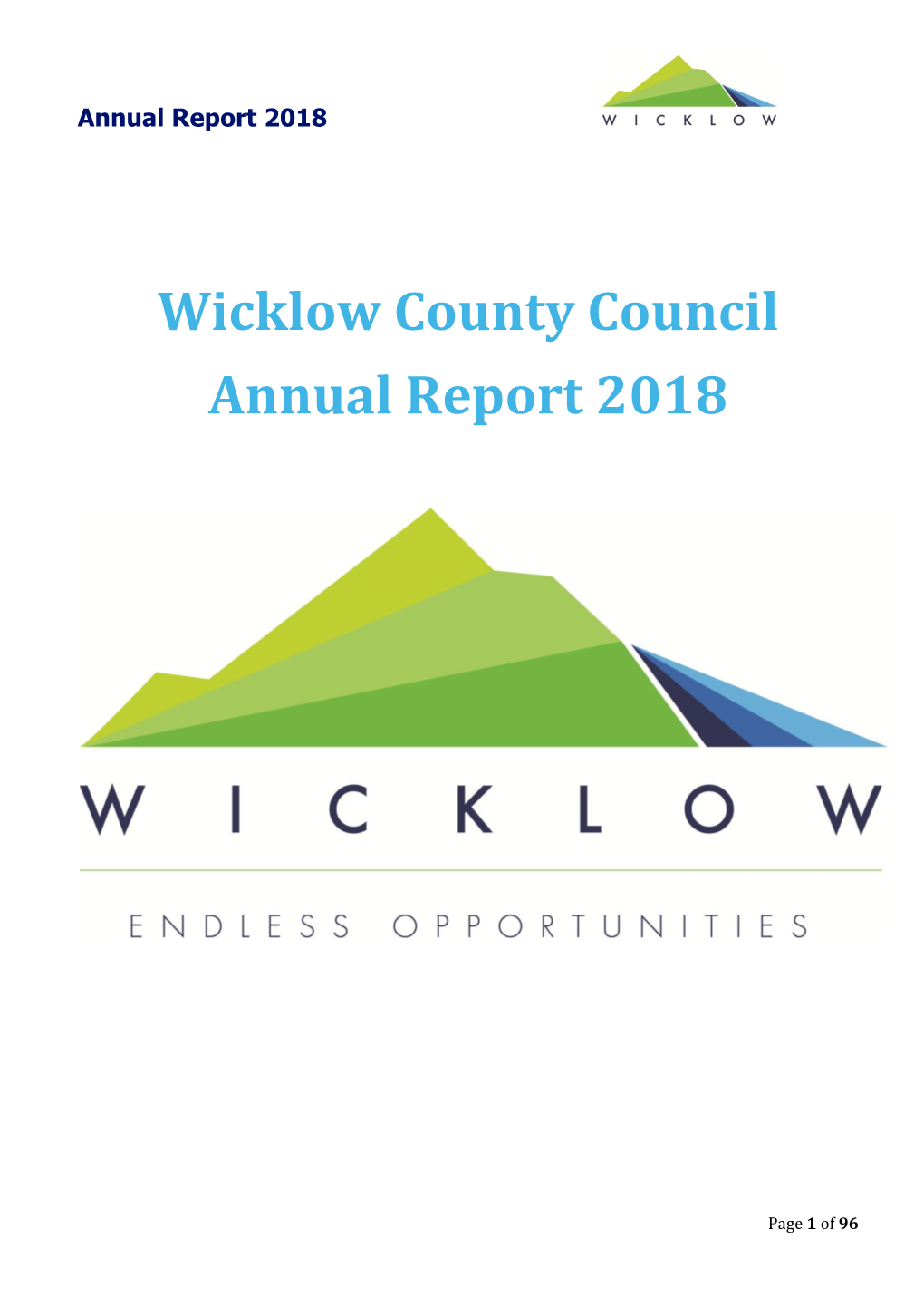 Wicklow County Council Annual Report 2018