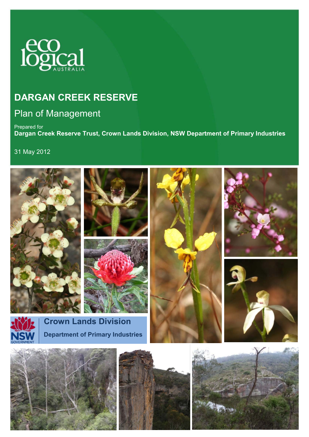 Dargan Creek Reserve Plan of Management