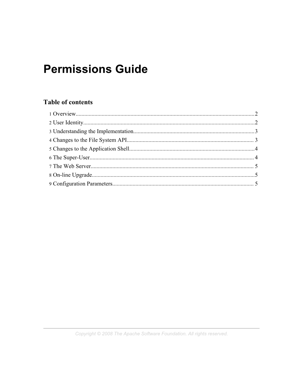 Permissions Guide