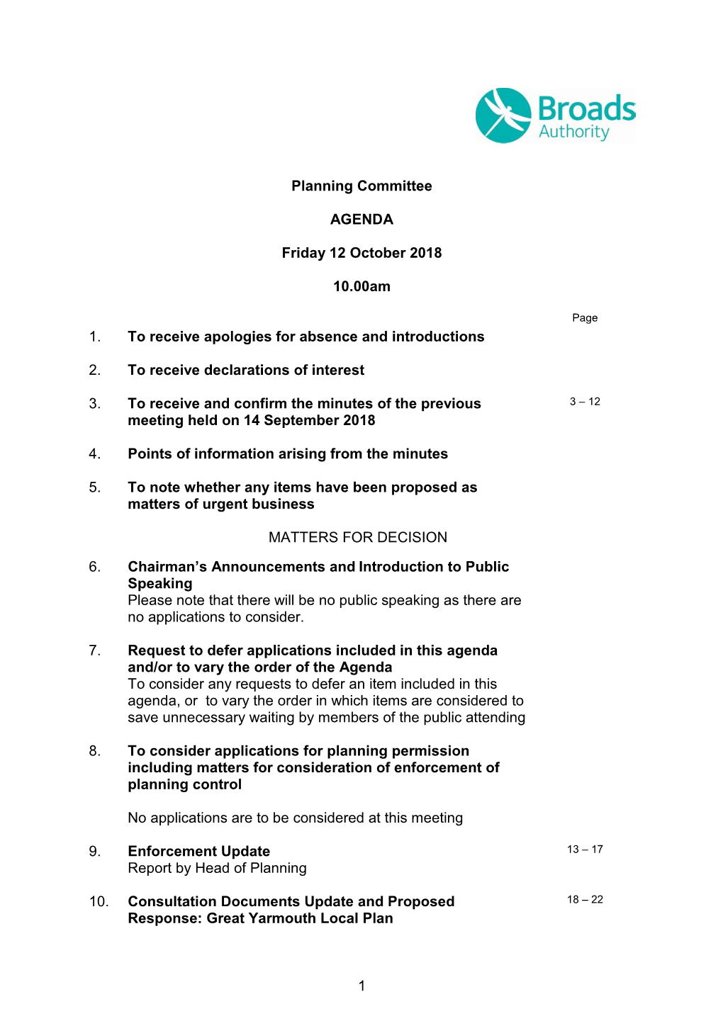 Planning Committee AGENDA and REPORTS FULL Pc121018