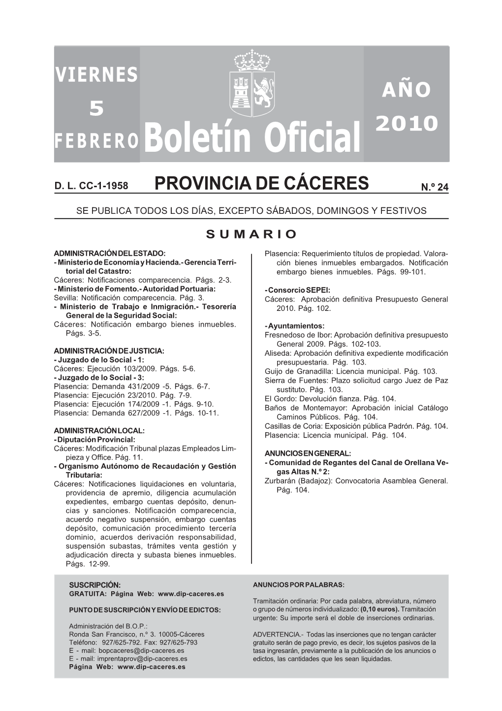 Boletín Oficial