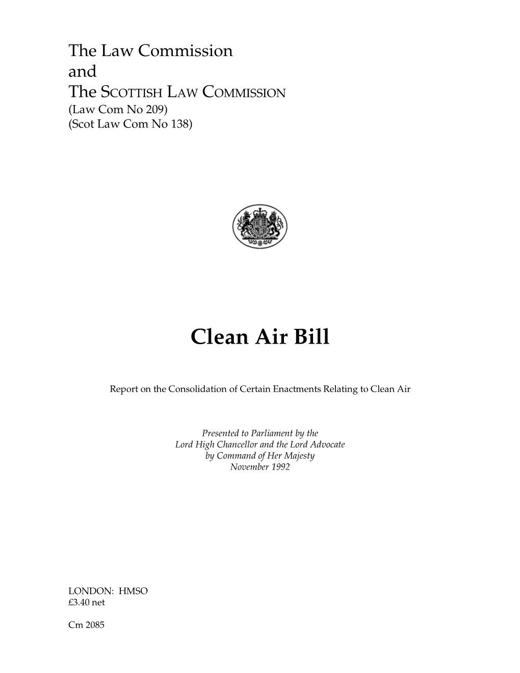 Clean Air Bill