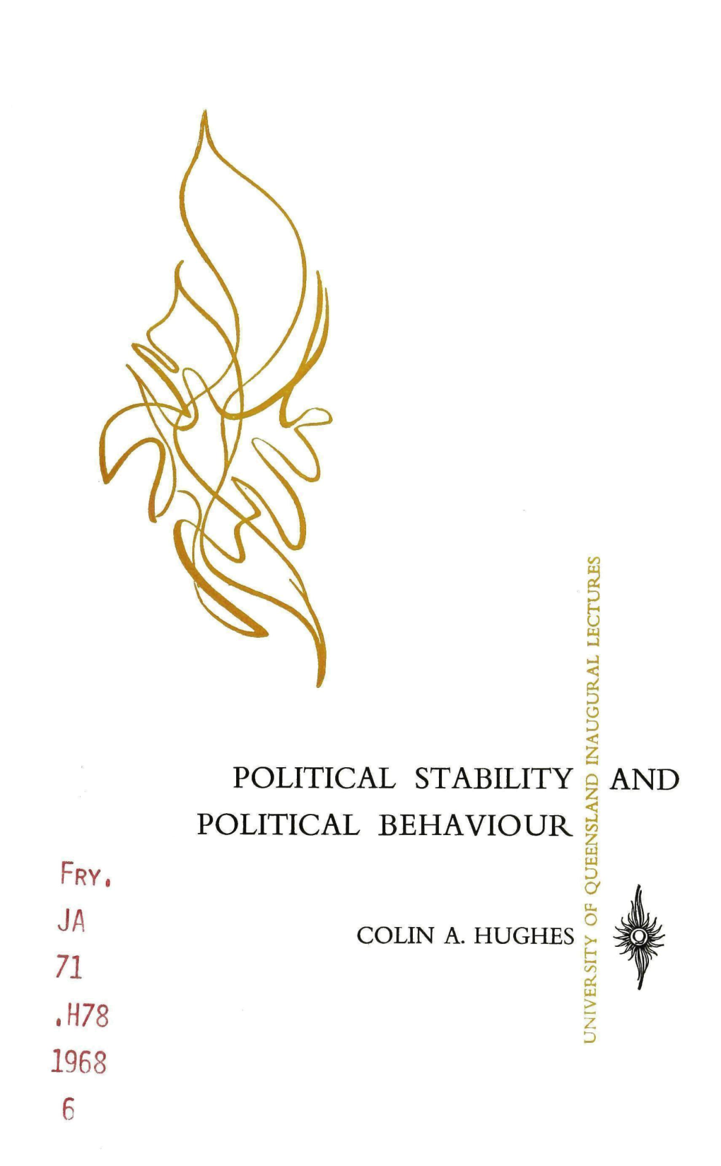 Political Stability Q and Political Behaviour I Fry