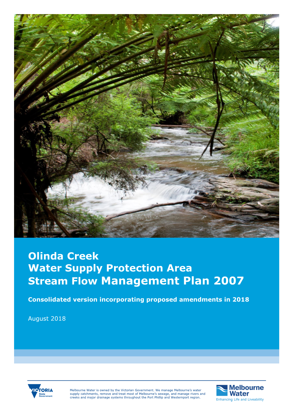 Stream Flow Management Plan 2007