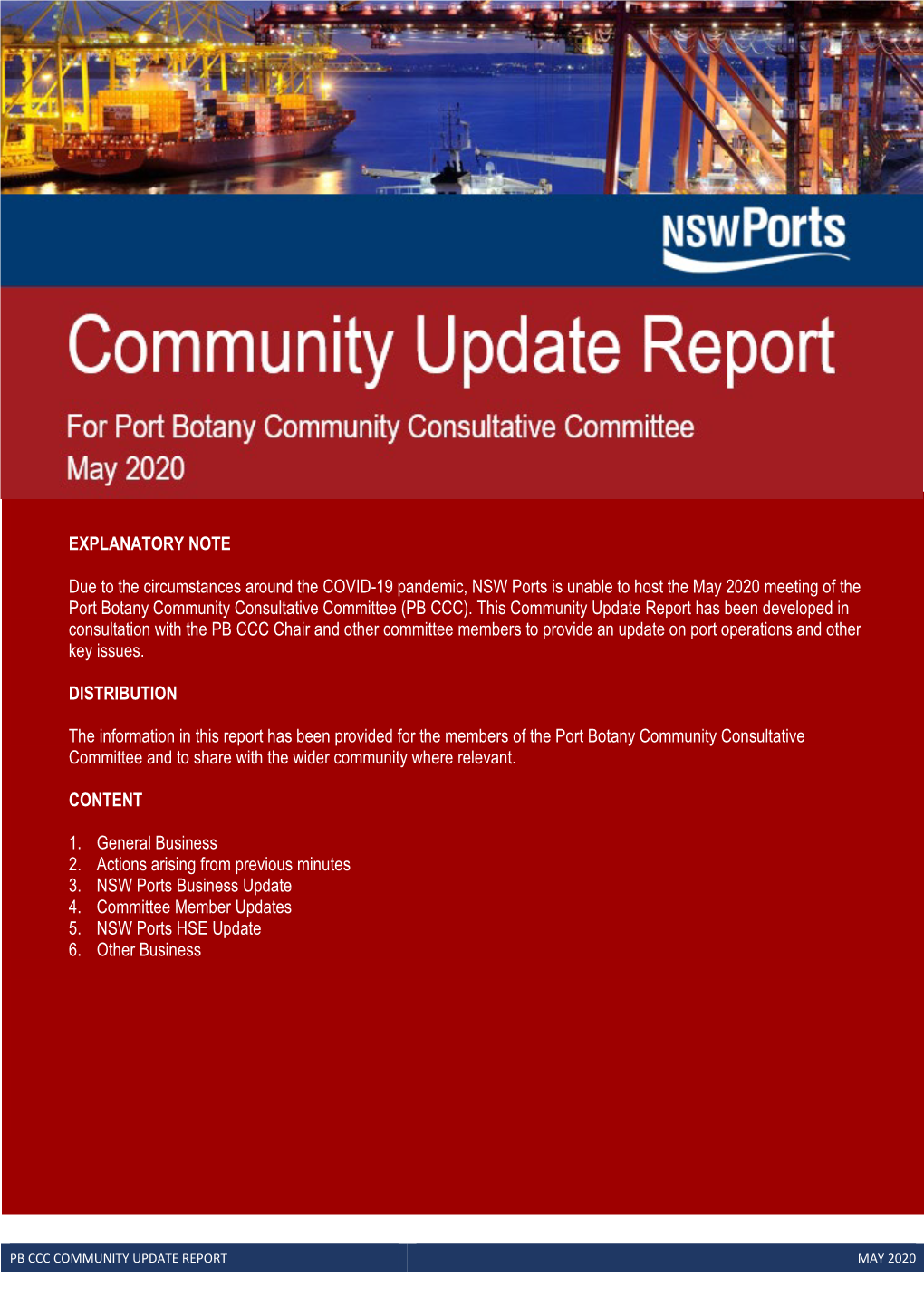 Pb Ccc Community Update Report May 2020
