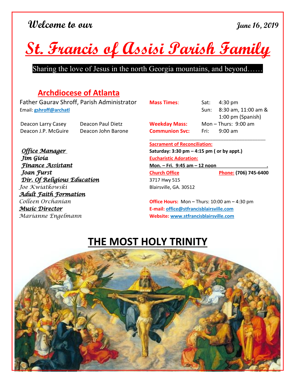 St. Francis of Assisi Parish Family