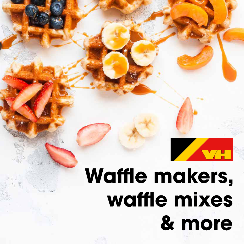 Waffle Makers, Waffle Mixes & More