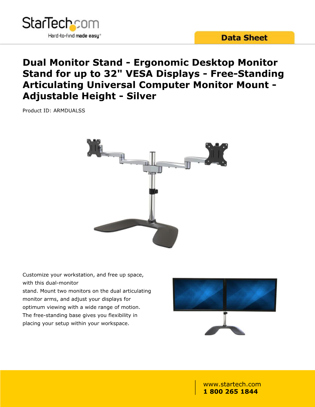 Dual-Monitor Stand