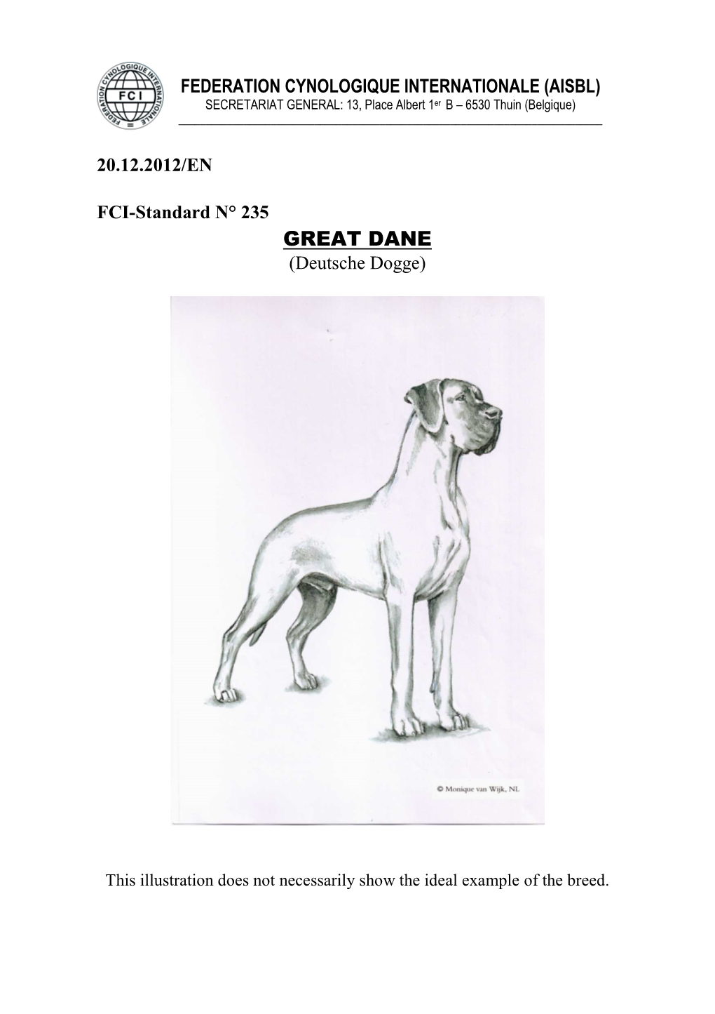 GREAT DANE (Deutsche Dogge)