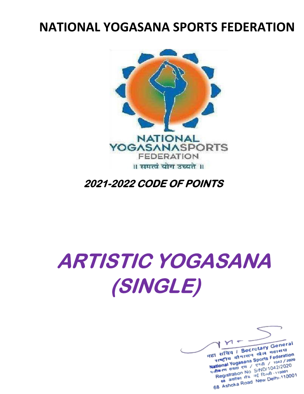 Artistic Yogasana (Single)