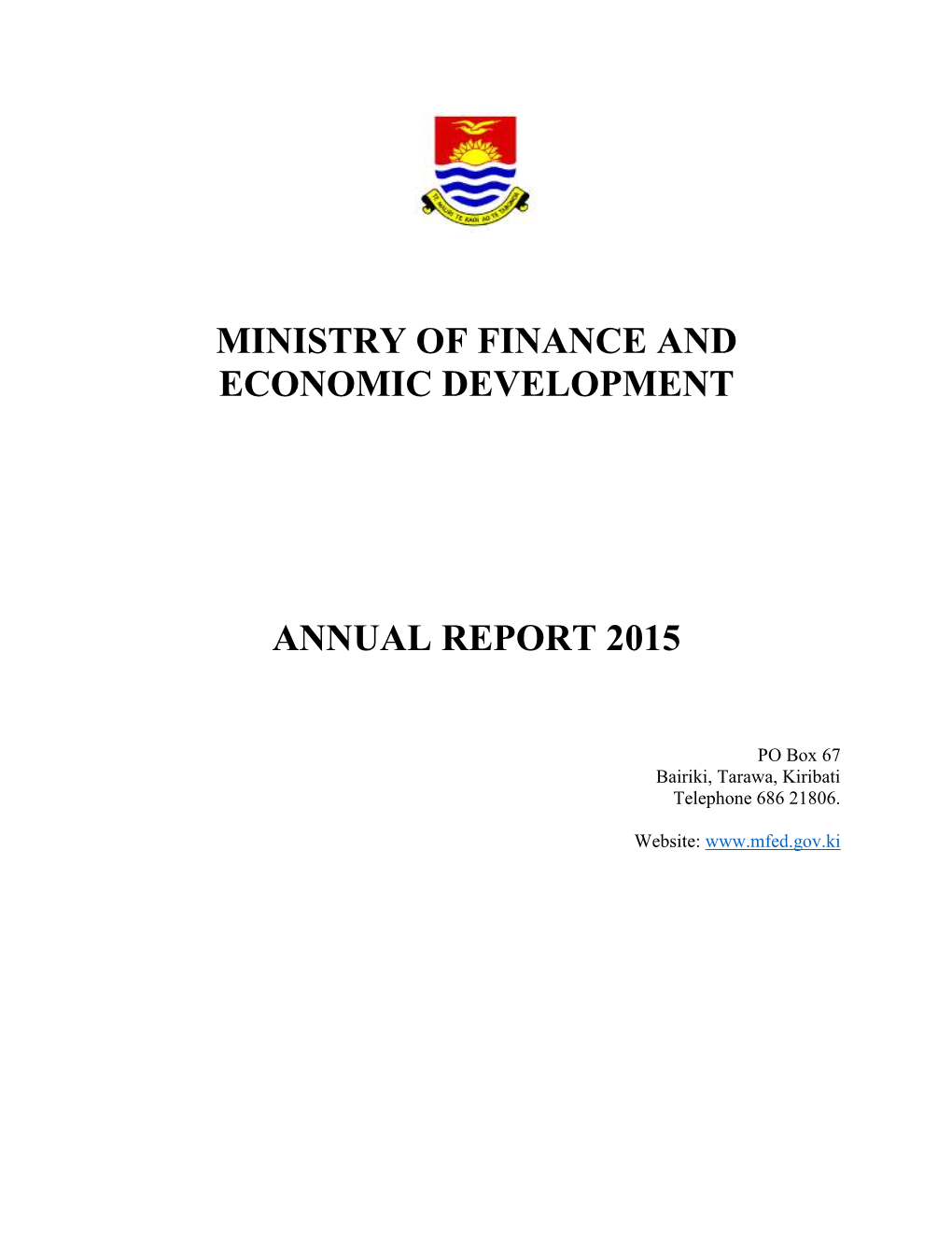 MFED Annual Report 2015.Pdf