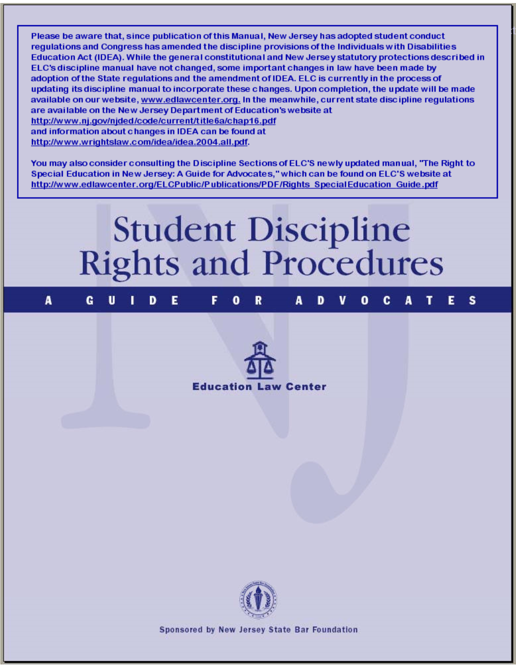 Student Discipline Rights and Procedures