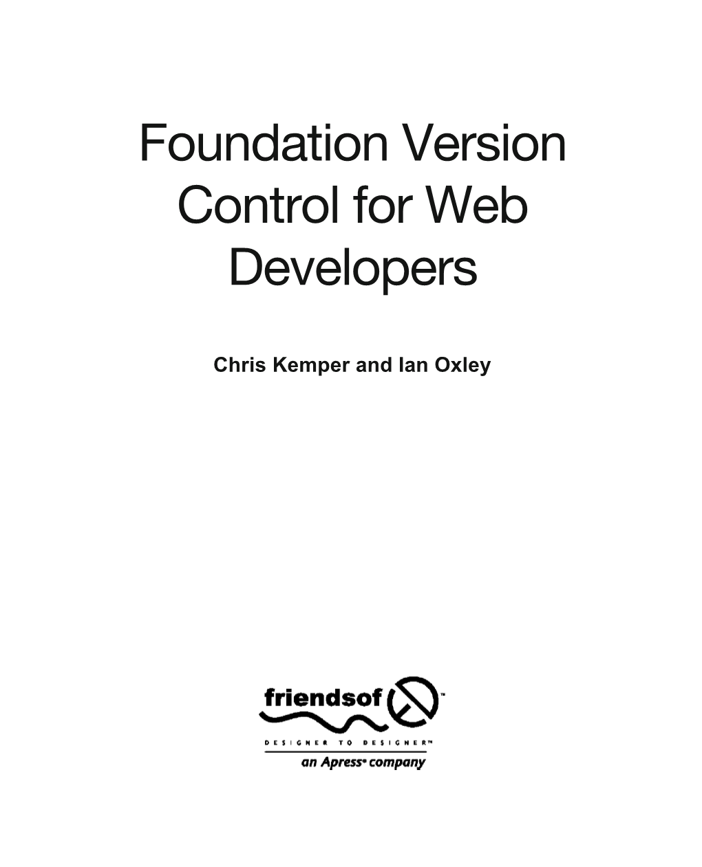 Foundation Version Control for Web Developers