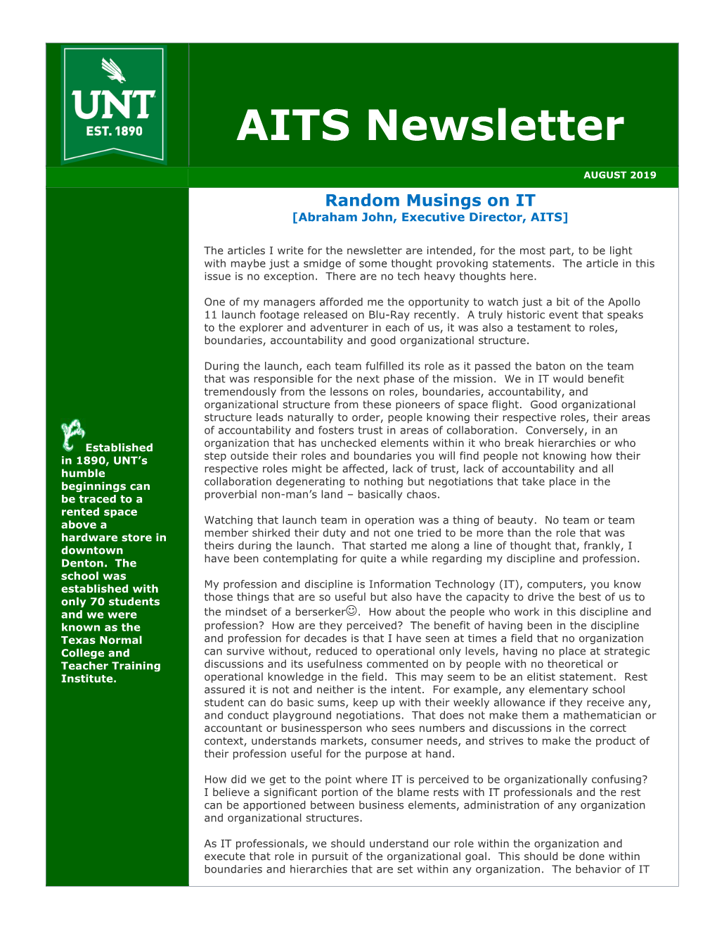 AITS Newsletter