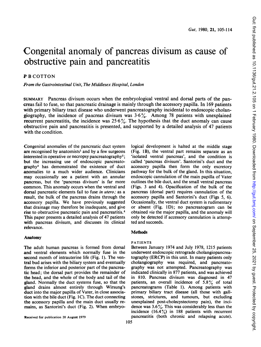 Congenital Anomaly of Pancreas Divisum As Cause of Obstructive Pain and Pancreatitis