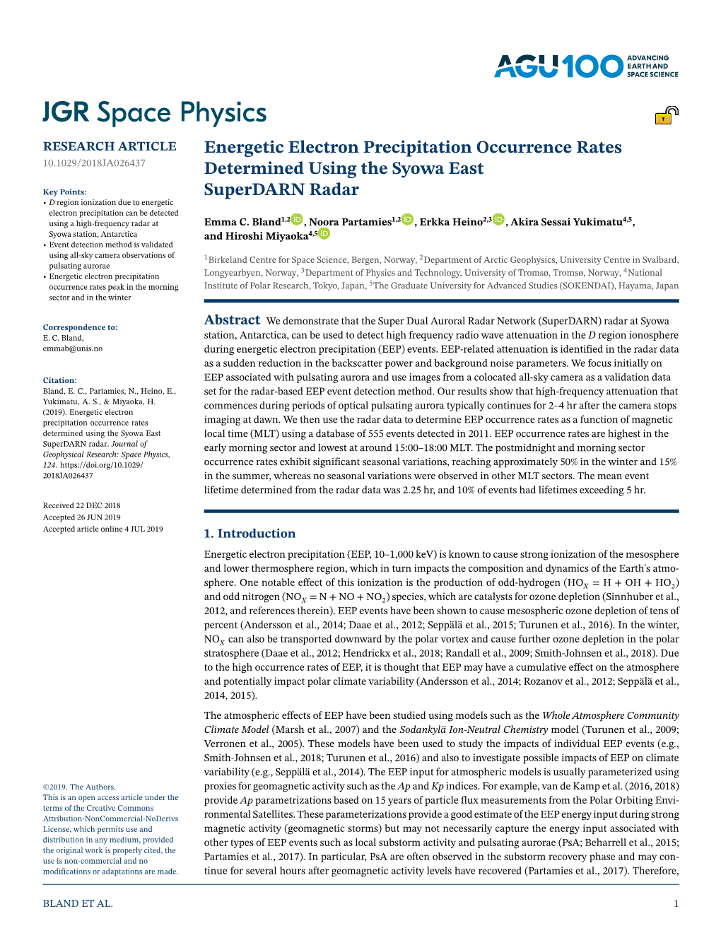 Energetic Electron Precipitation Occurrence Rates Determined