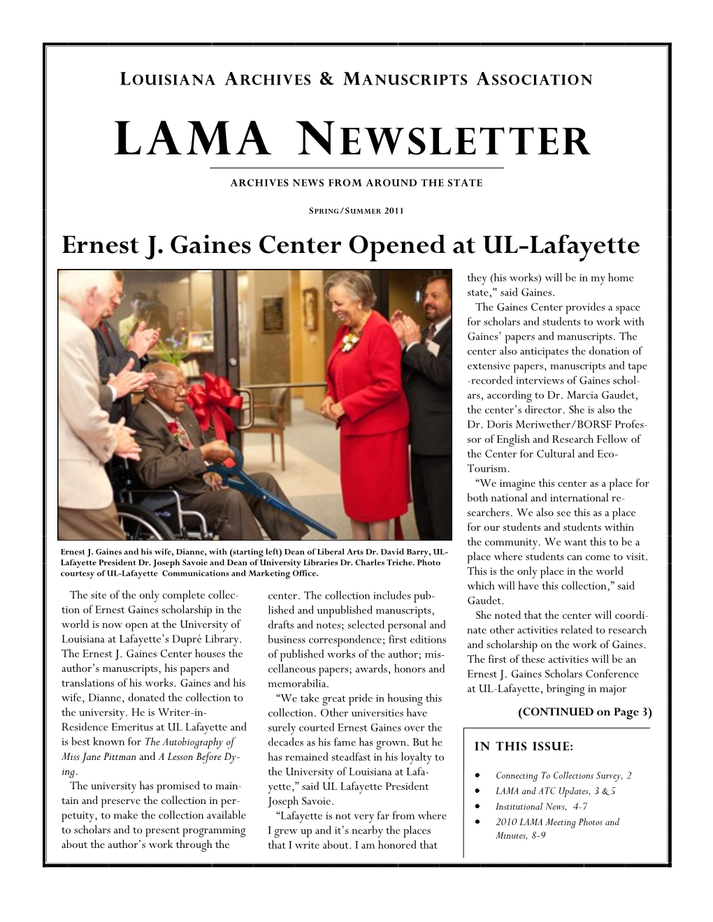 Lama Newsletter