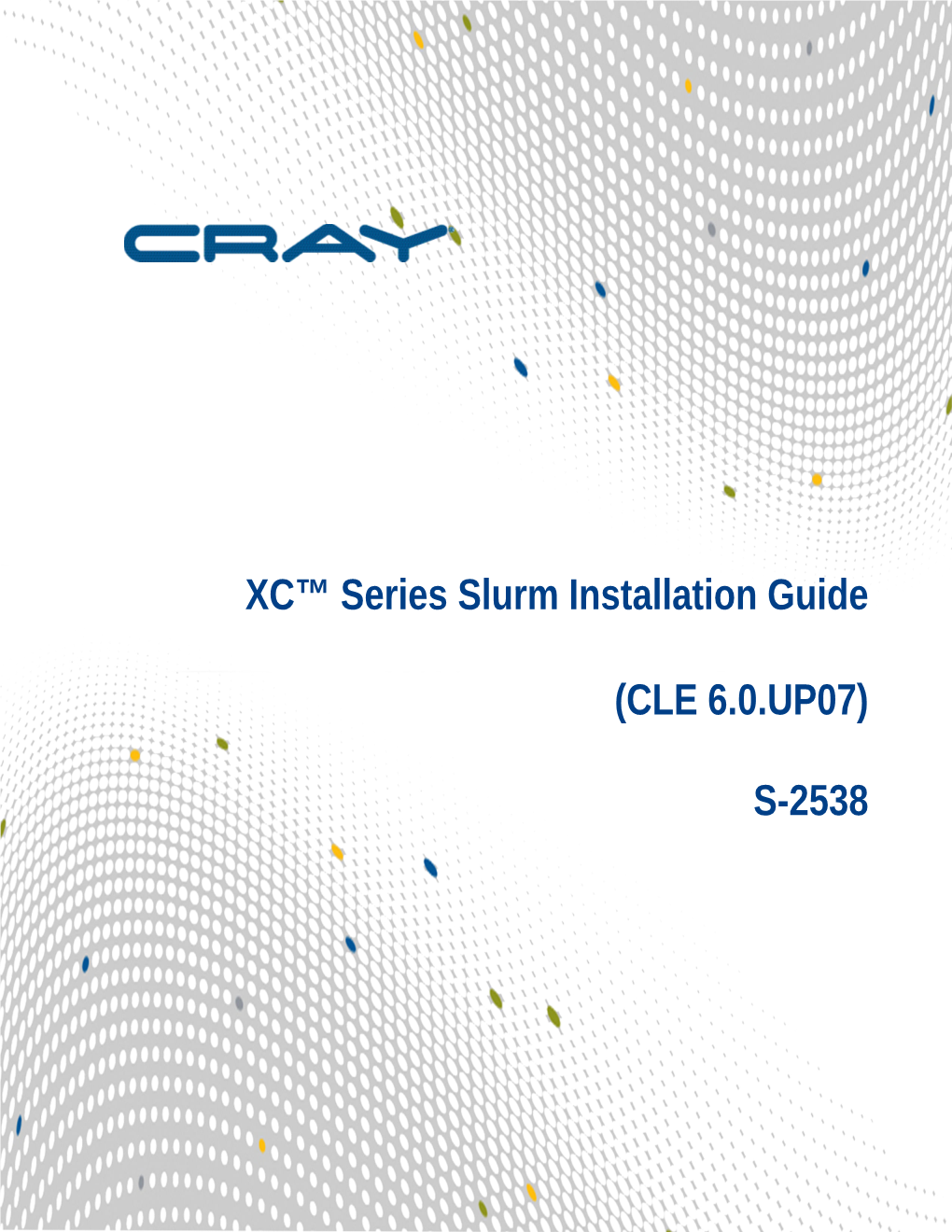 XC™ Series Slurm Installation Guide