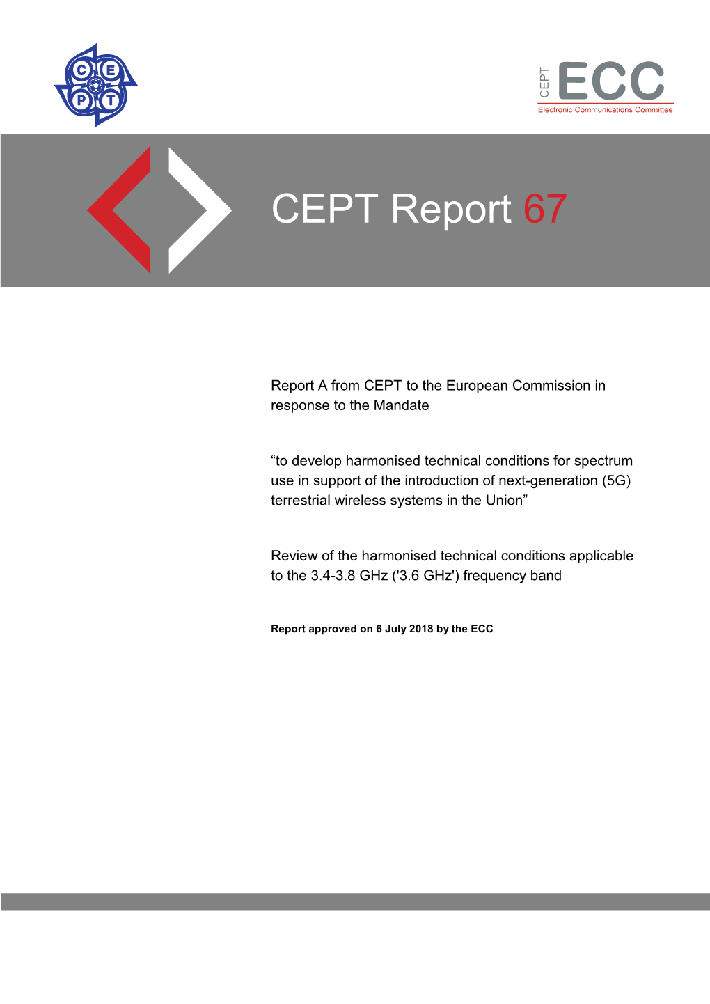 CEPT Report 67.Pdf