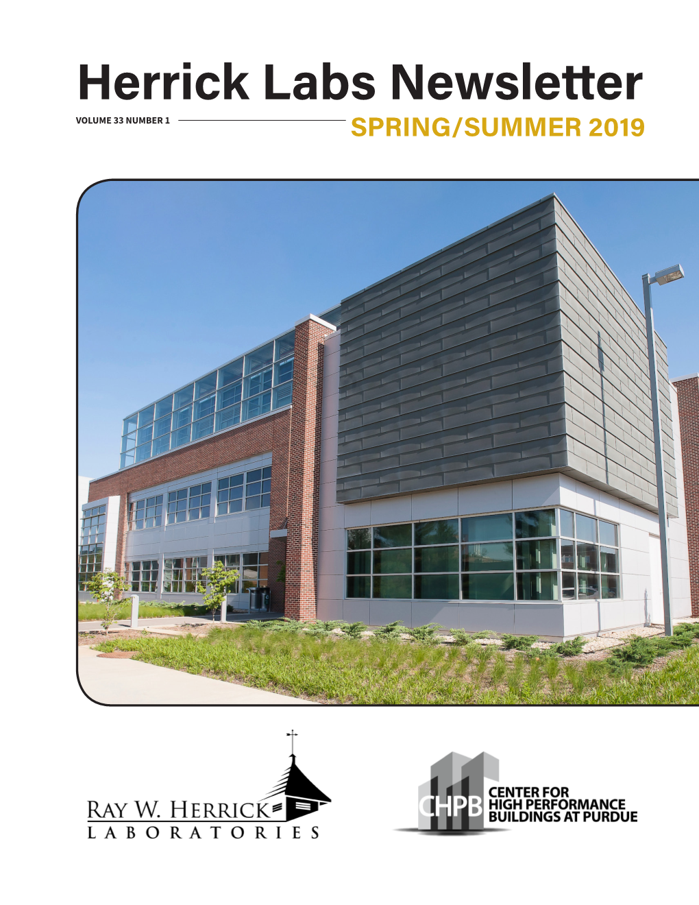 Herrick Labs Newsletter VOLUME 33 NUMBER 1 SPRING/SUMMER 2019 Insideinside This Issue This Issue