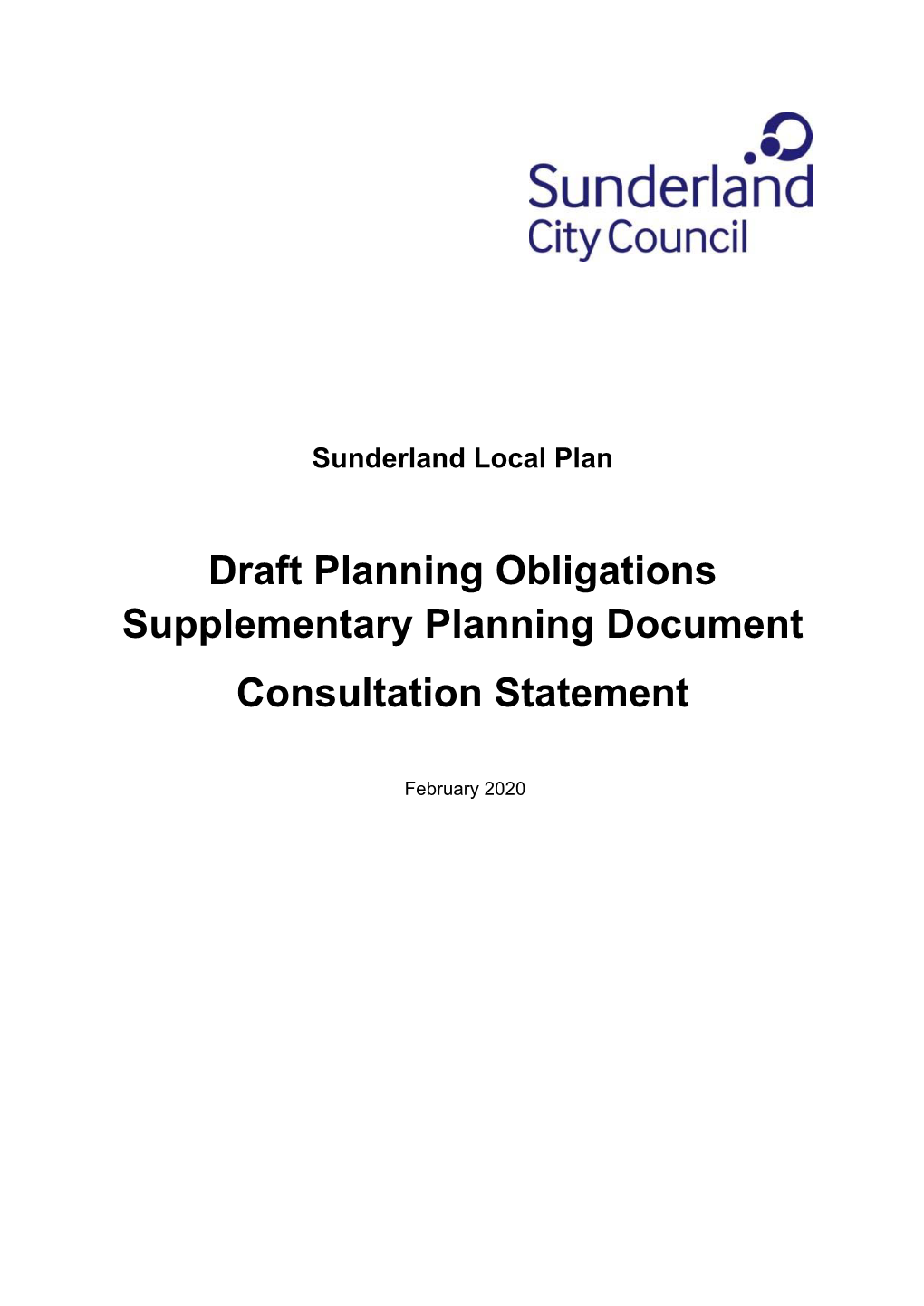 Appendix 4 Draft Planning Obligations SPD Report of Consultation