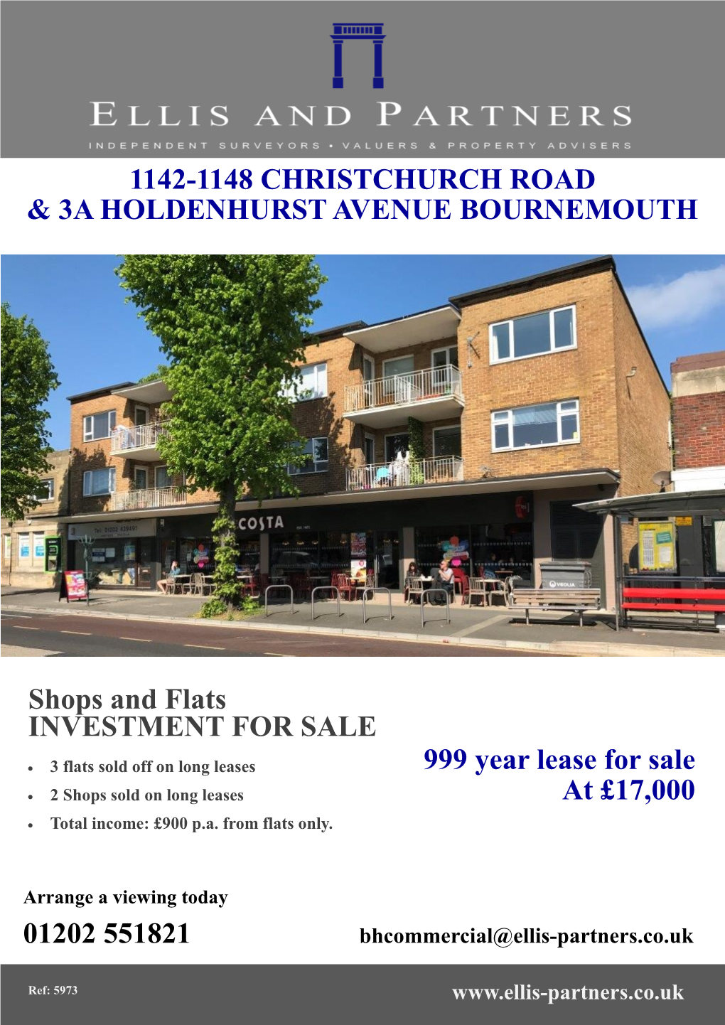 1142-1148 Christchurch Road & 3A Holdenhurst Avenue