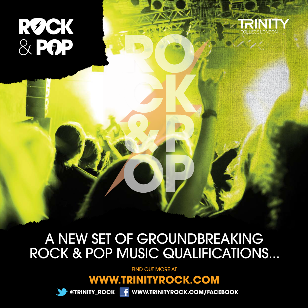 A New Set of Groundbreaking Rock & Pop Music