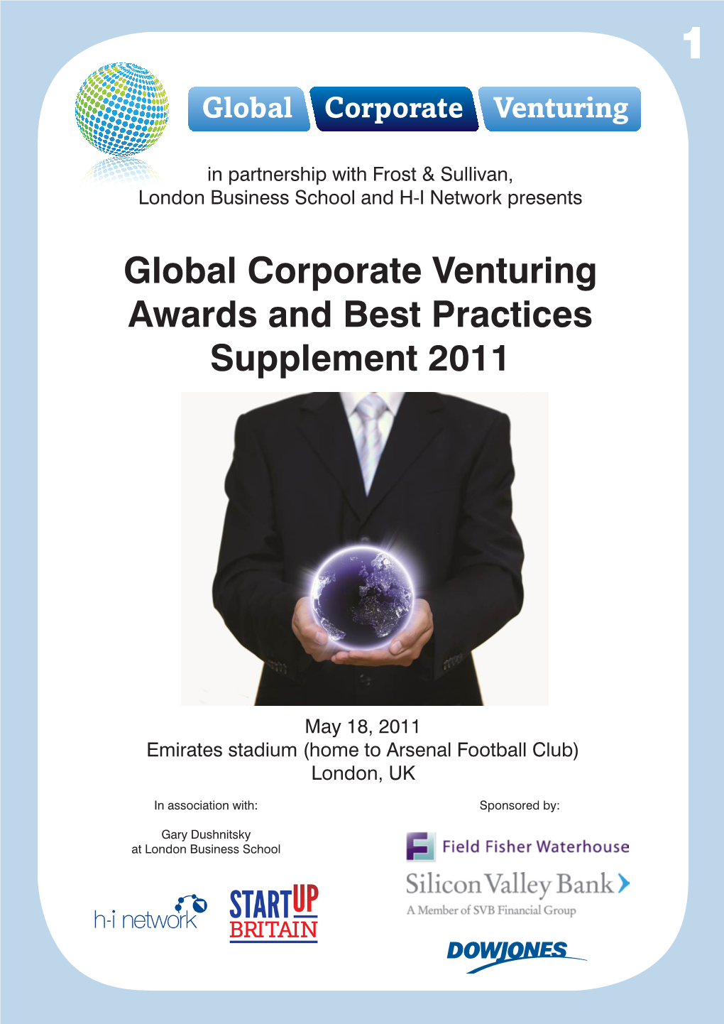 Global Corporate Venturing Awards and Best Practices Supplement 2011