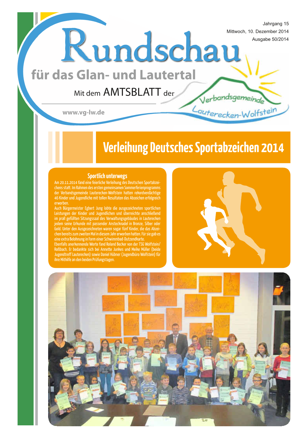 Verleihung Deutsches Sportabzeichen 2014