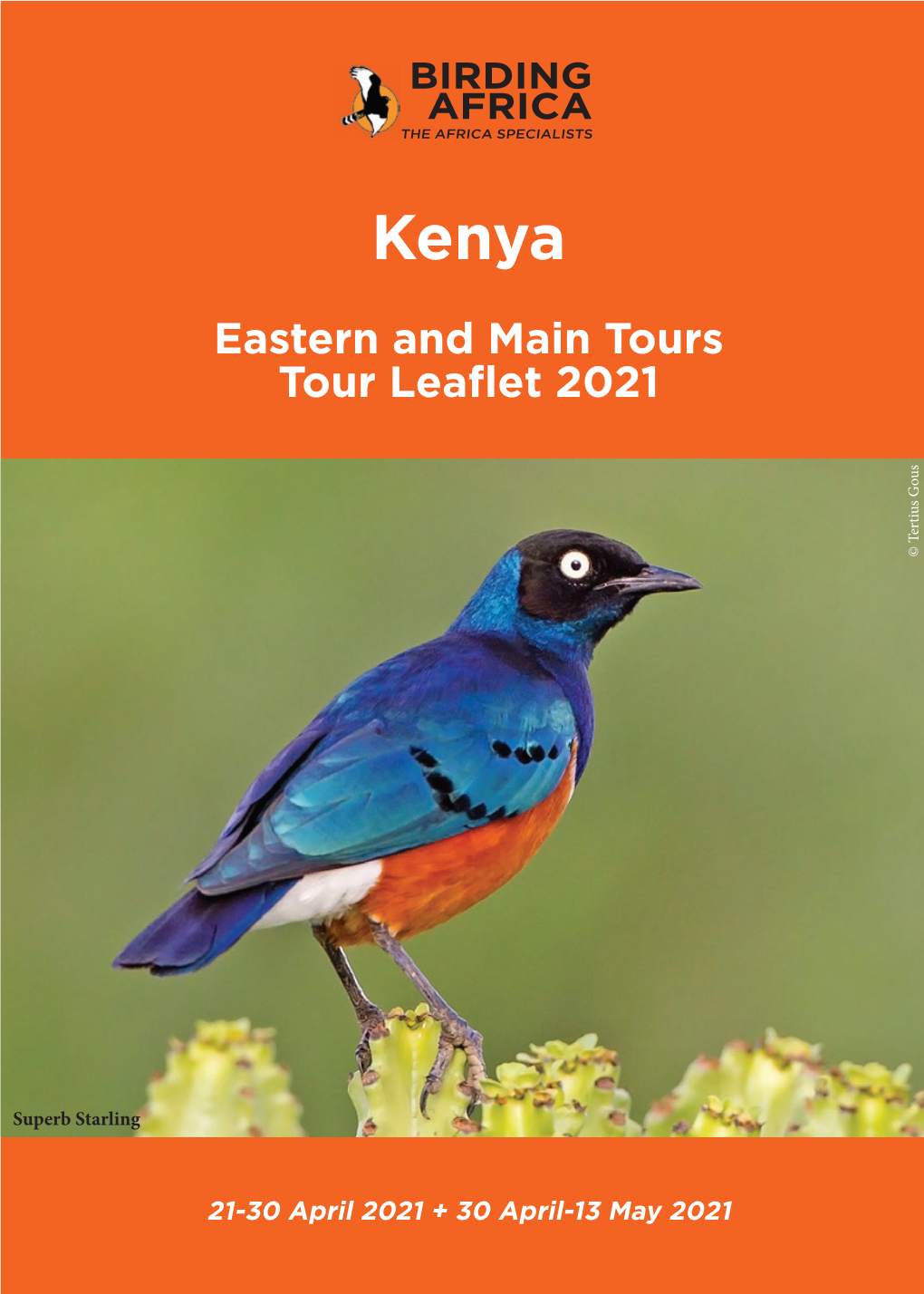 Kenya Eastern and Main Tours Tour Leaflet 2021