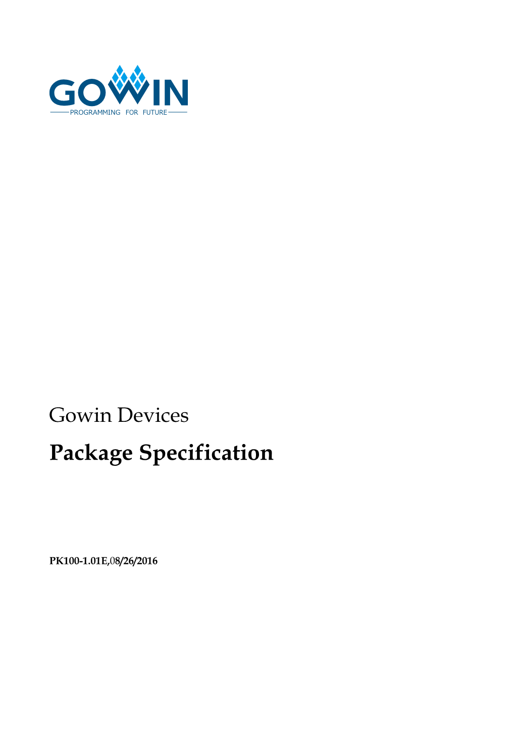 Package Specification