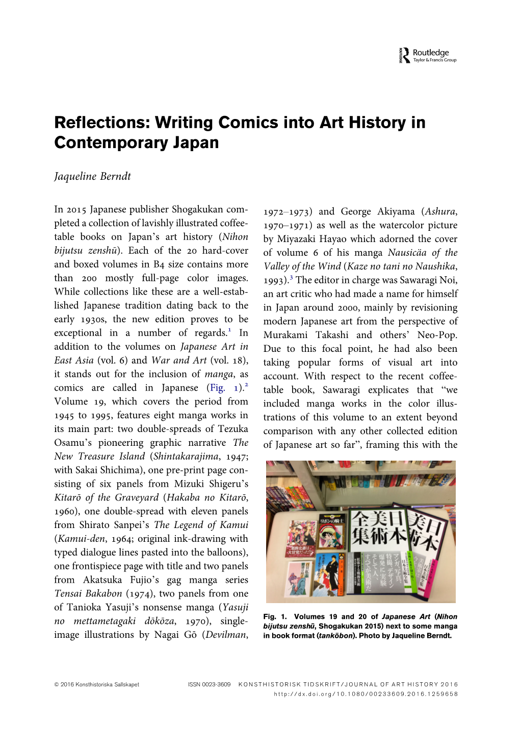 Writing Comics Into Art History in Contemporary Japan