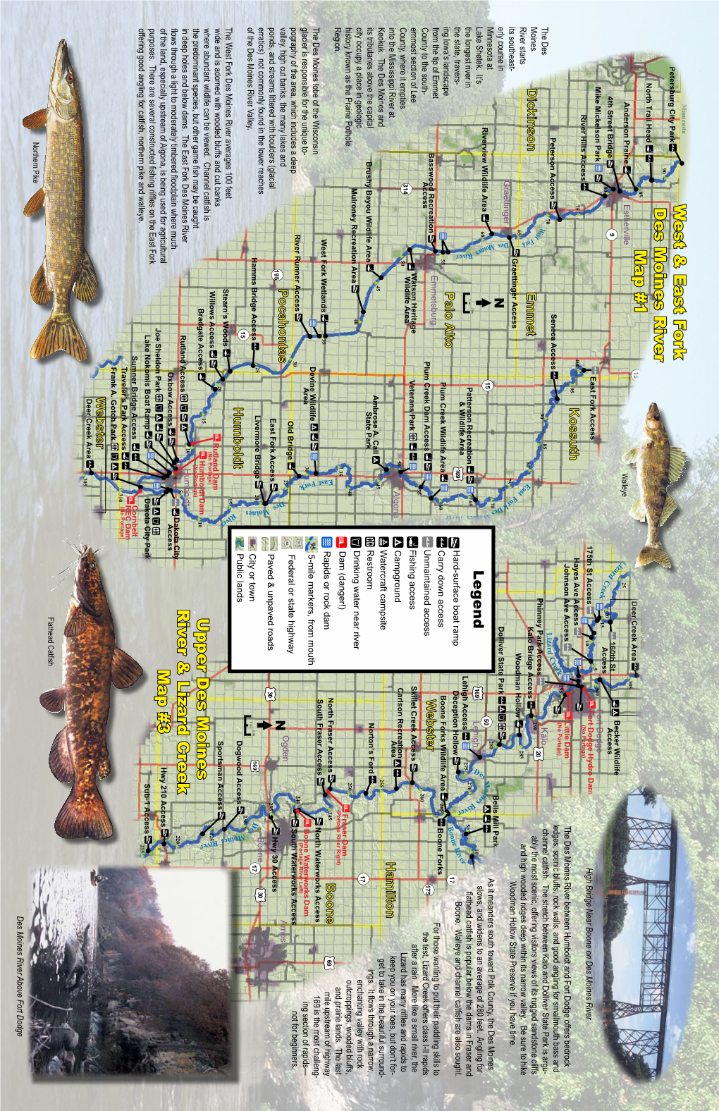 West & East Fork Des Moines River, Upper Des Moines River, Lizard Creek and Boone River