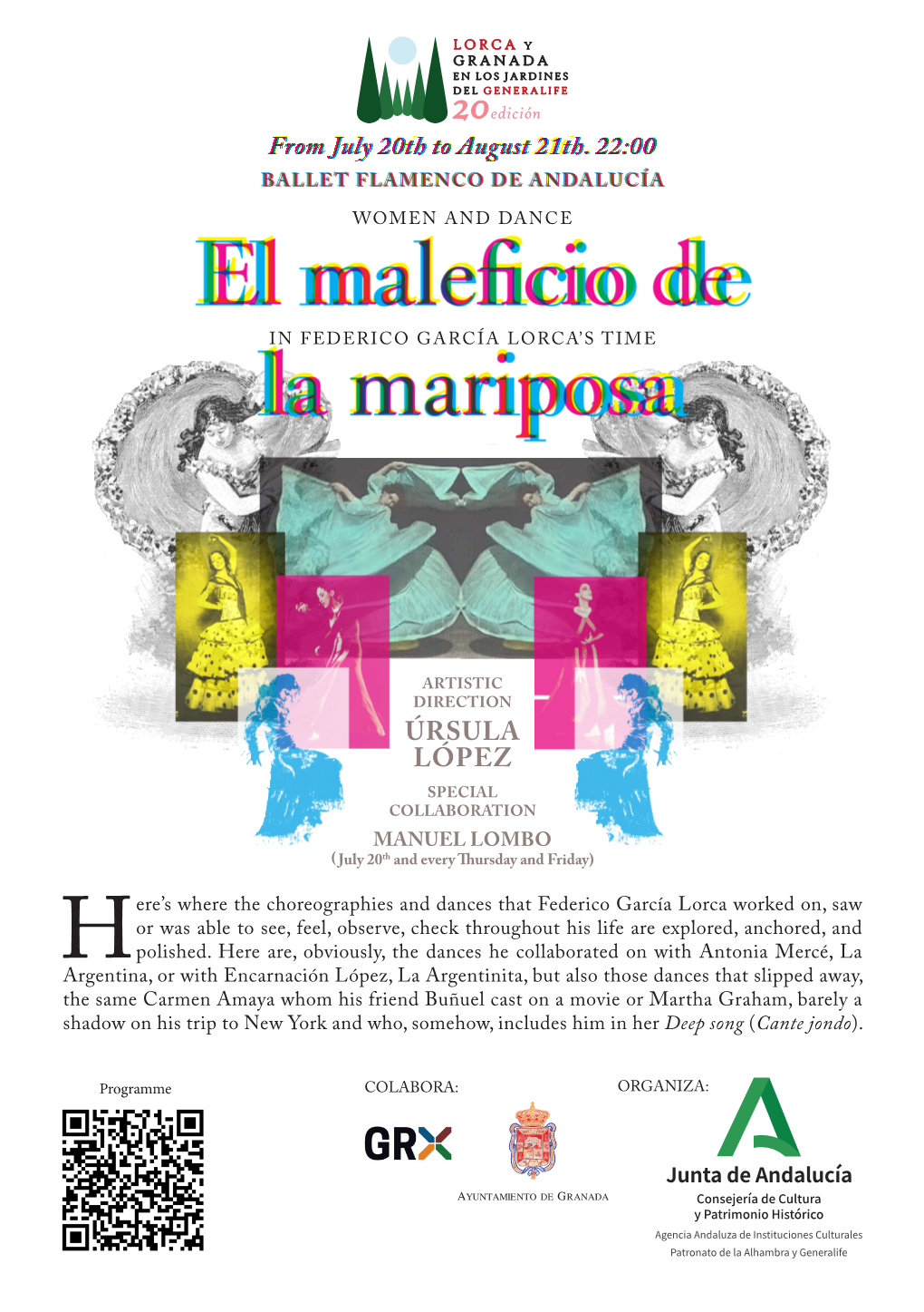ÚRSULA LÓPEZ SPECIAL COLLABORATION MANUEL LOMBO ( July 20Th and Every Thursday and Friday)