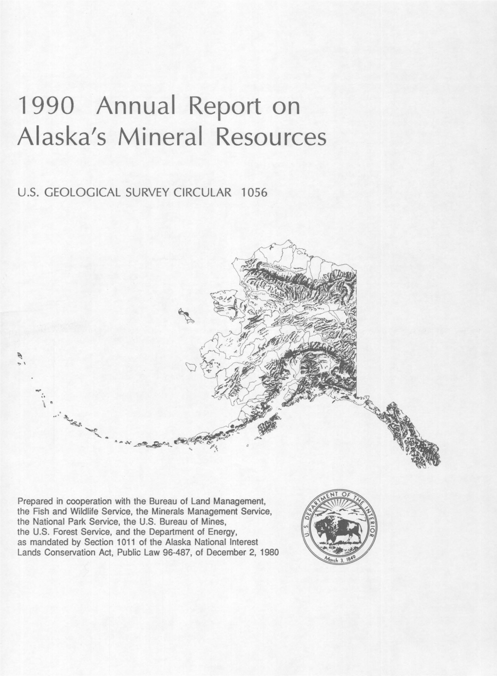 1990 Annual Report on Alaska's Mineral Resources