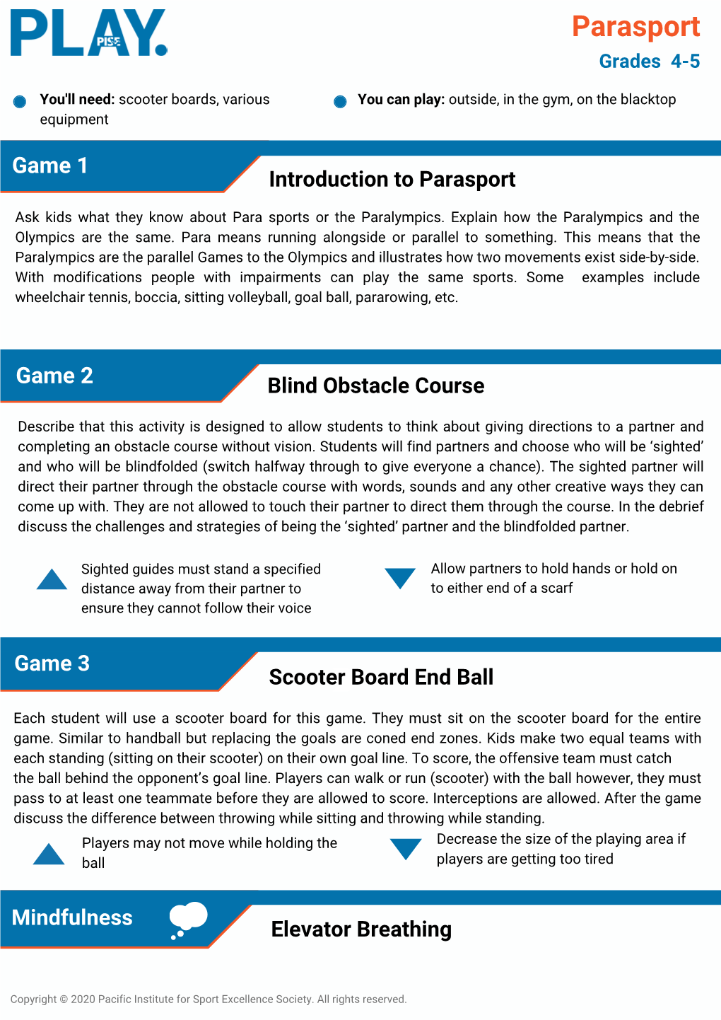 24. Parasport Grades