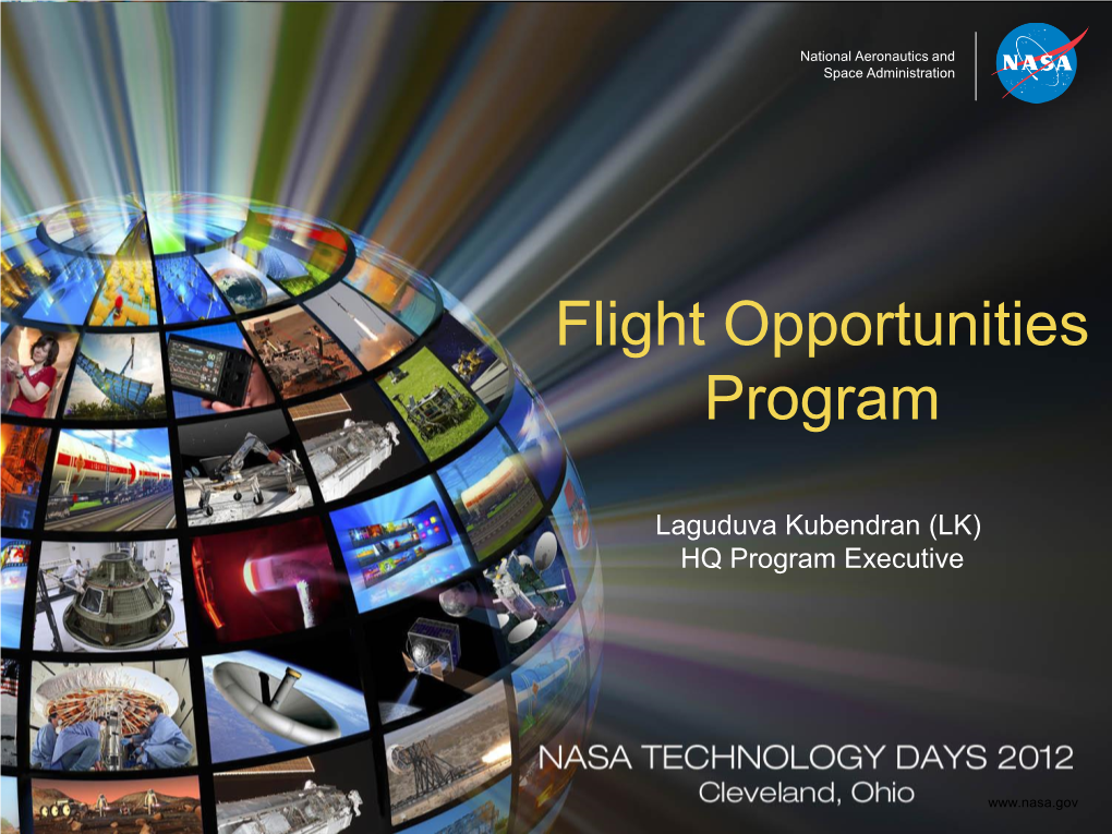 Flight Opportunities Program