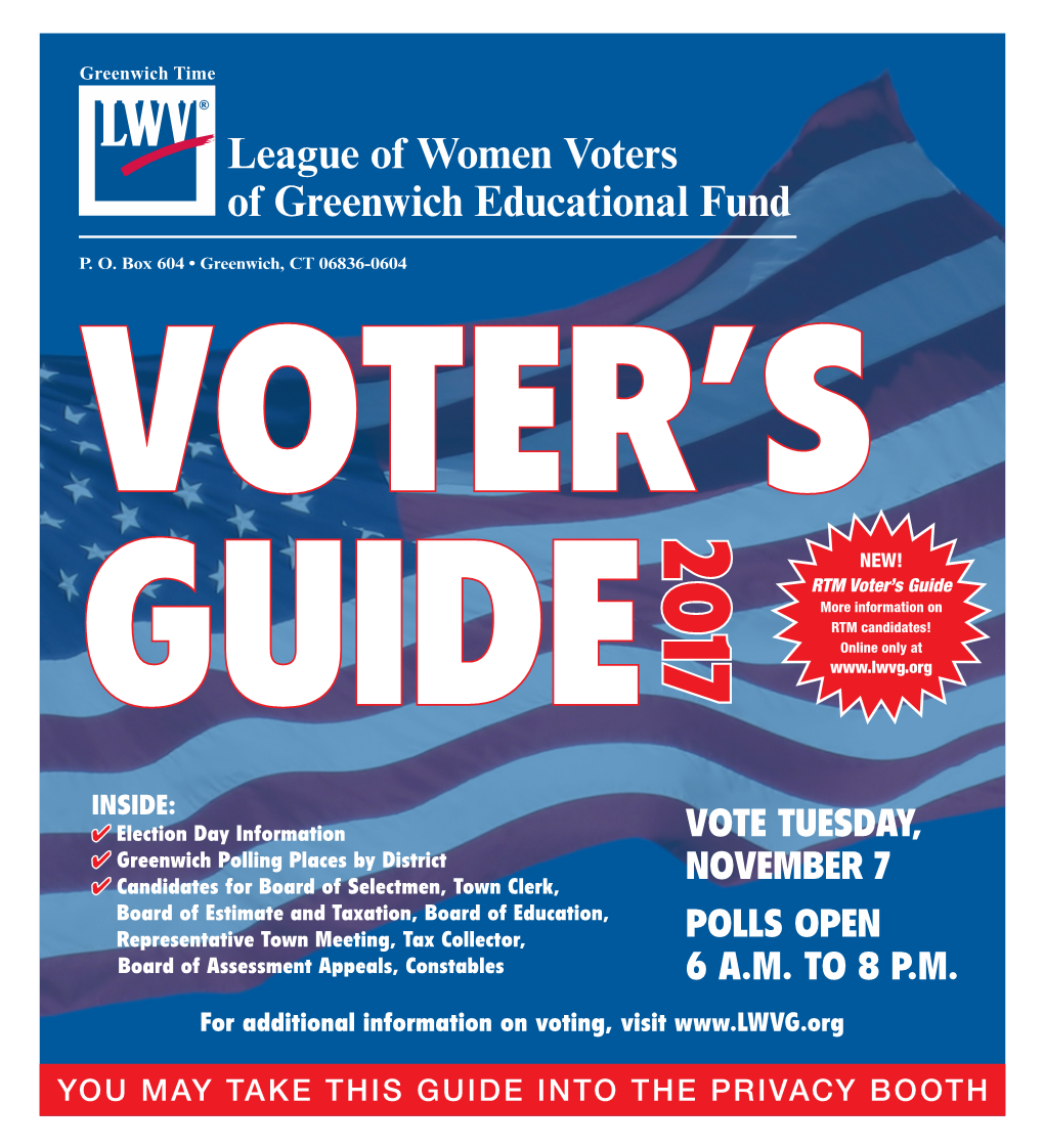 League of Women Voters of Greenwich Educational Fund