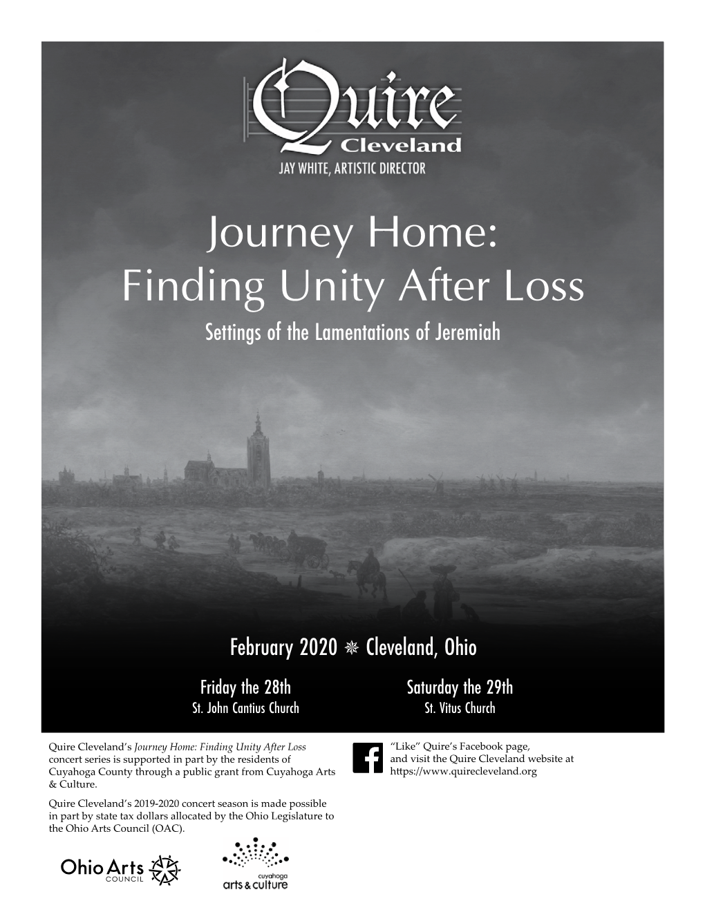 Journey Home: Finding Unity After Loss Settings of the Lamentations of Jeremiah