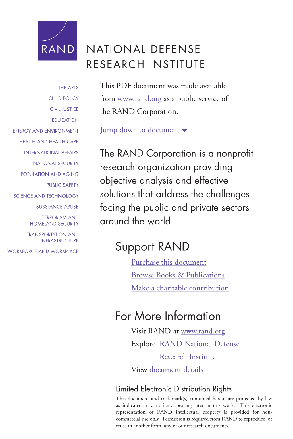 Civilian Workforce Planning in the Department of Defense Different Levels, Different Roles