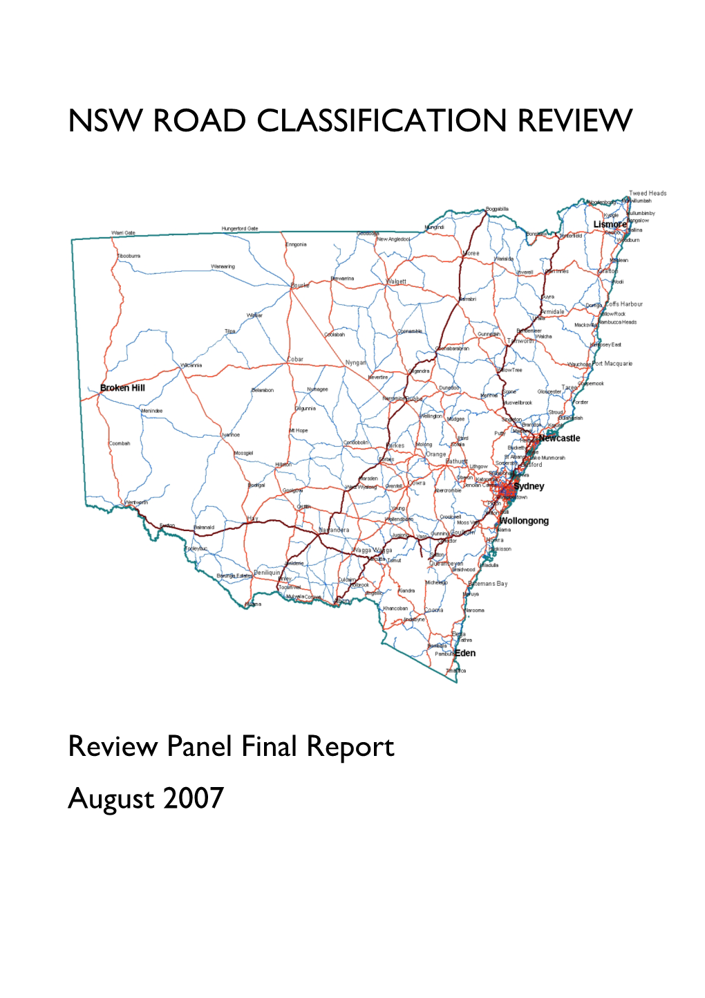 NSW Road Classification Review