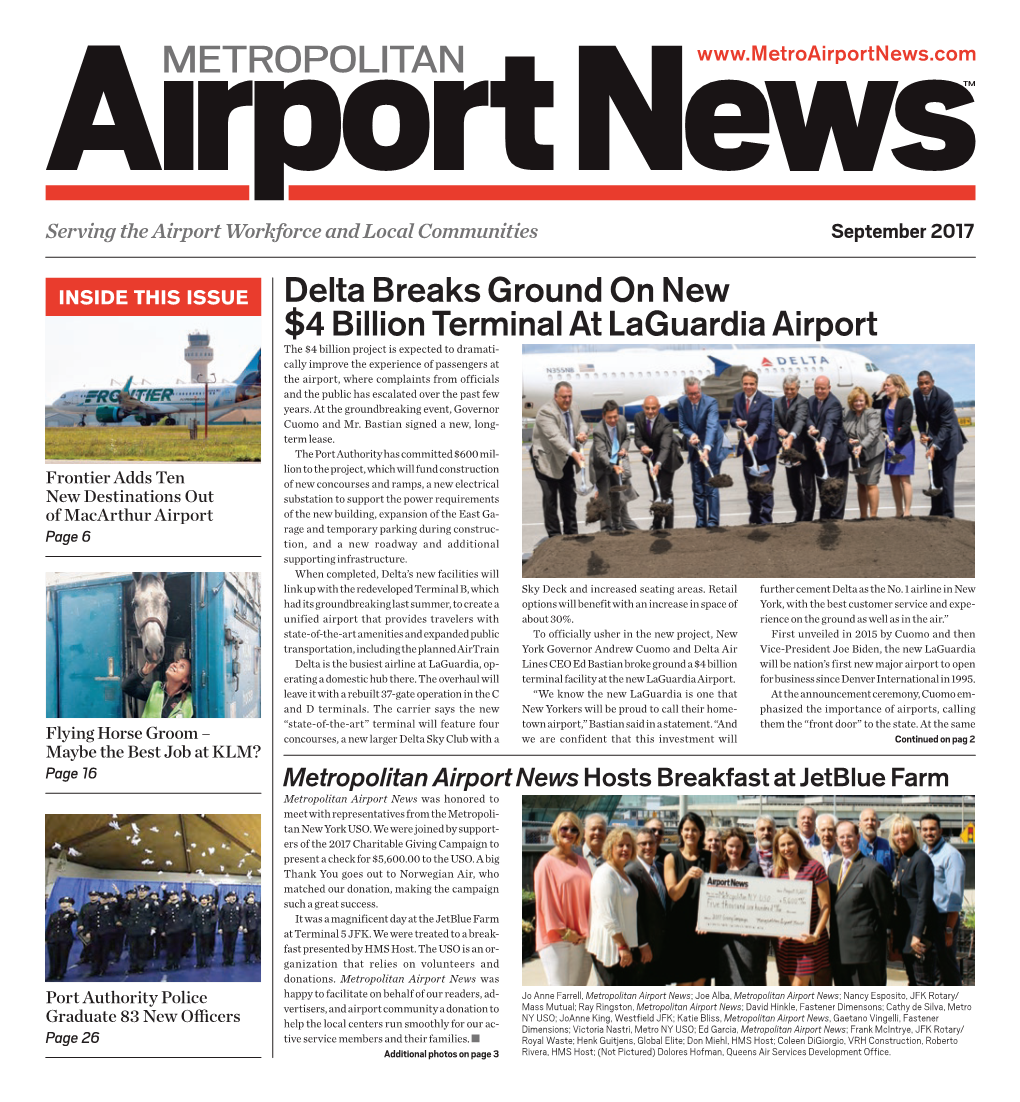Delta Breaks Ground on New $4 Billion Terminal at Laguardia Airport
