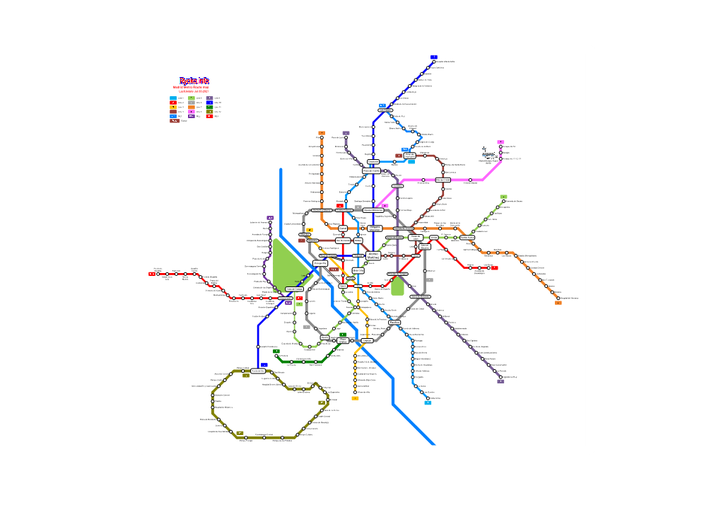 Madrid Metro Route Map Marqués De La Valdavia