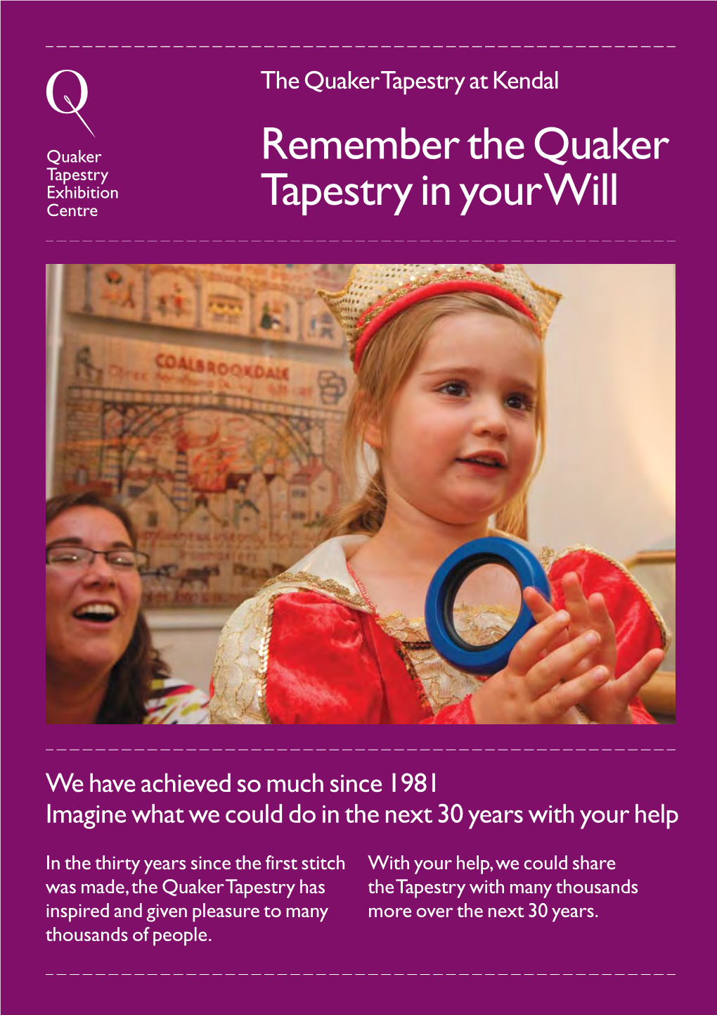 Download Our Legacy Leaflet