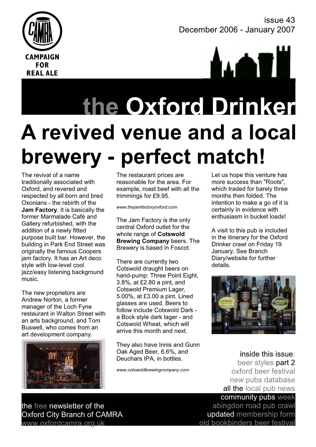 The Oxford Drinker